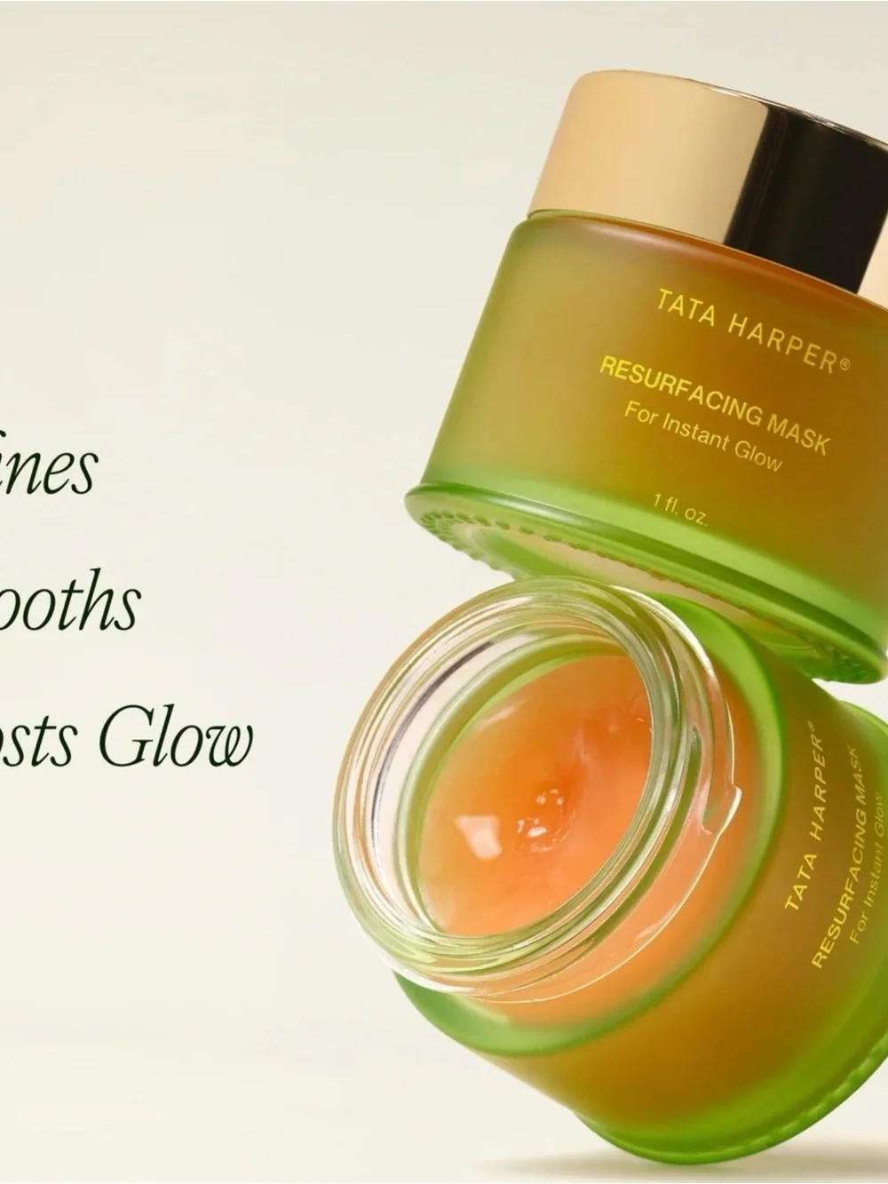 Tata Harper Resurfacing Mask. Instant Glow Face Mask set. New. 30 ml 1 fl. OZ.
